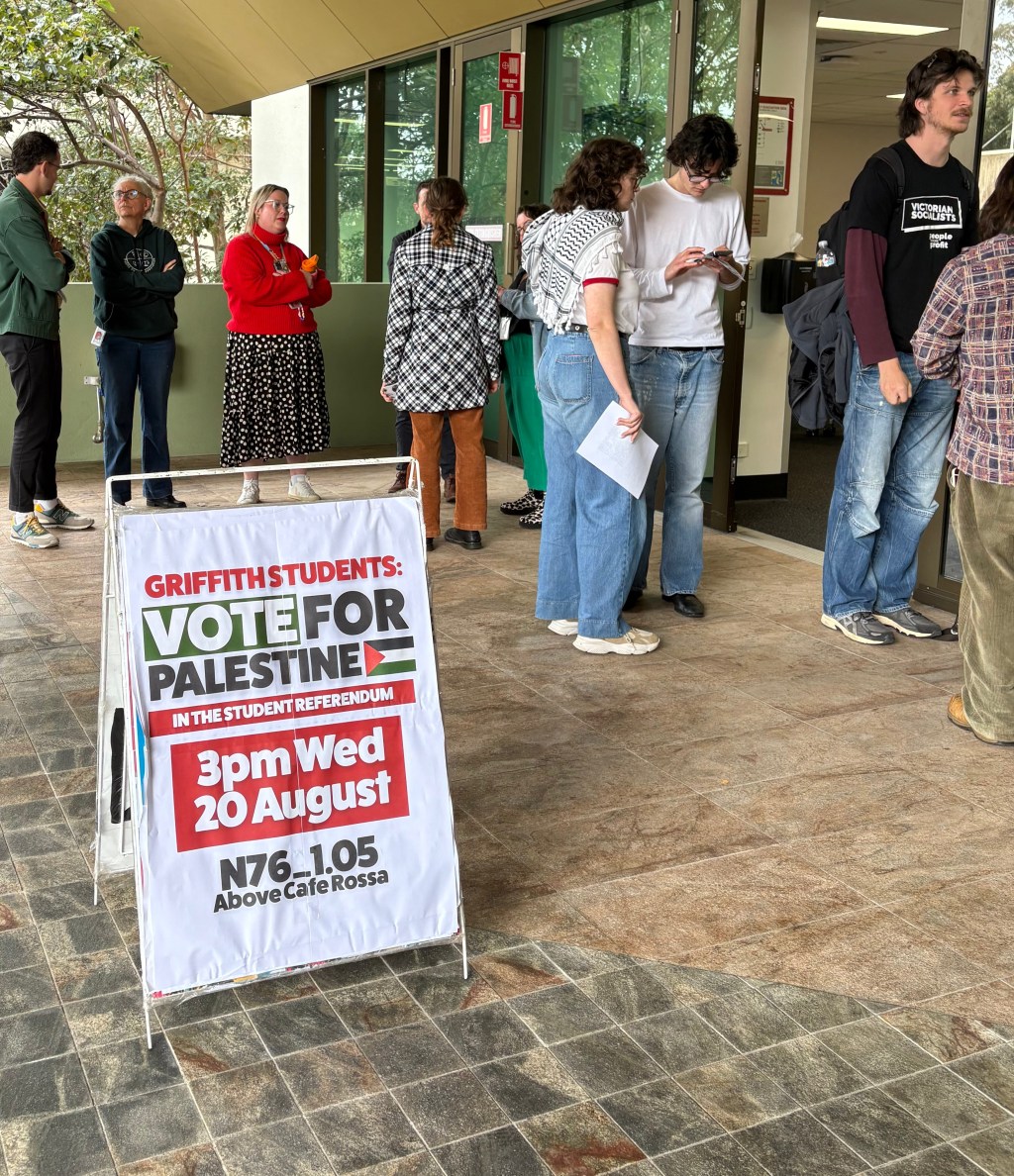 Griffith University’s Student Representative Council Hosted the First Vote for Palestine&nbsp;Meeting